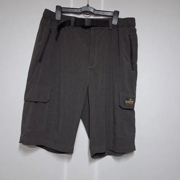 [BUNJANG] The Red Face Banding Cargo Shorts Grey (Size 34) / 더 레드페이스 밴딩 카고 반바지 그레이(34)