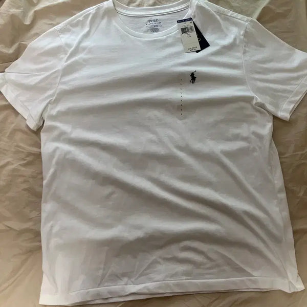 [BUNJANG] Polo Ralph Lauren Short Sleeve T-Shirt White L / 폴로 랄프로렌 반팔 티셔츠 화이트L(100-105)