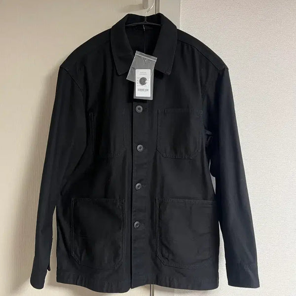 [BUNJANG] MUDIDI Backsatin Coach Jacket Black M / 무탠다드 백사틴 초어 자켓 (블랙, M)