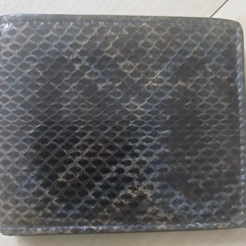 [BUNJANG] Gucci Blue Ayers Snake Skin Bifold Wallet / 구찌 블루 ayers 스네이크 스킨 반지갑