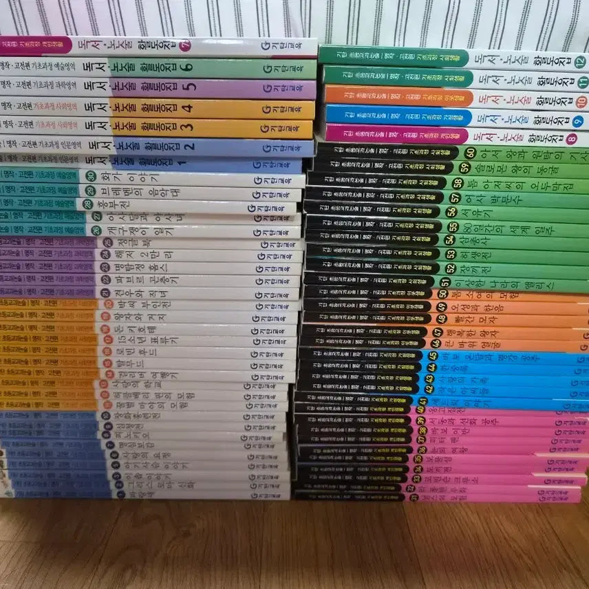 [BUNJANG] Gitan Elementary School Essay Writing Classics Course Basic Series (71 Books Total) / 기탄 초등교과논술 명작 고전편 기초과정 시리즈 71권 일괄