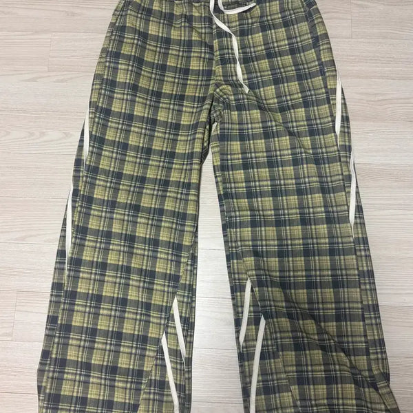 [BUNJANG] Mmloumn Curved Loose Track Pants Yellow / 밀로우먼 커브드루즈트랙팬츠 옐로우