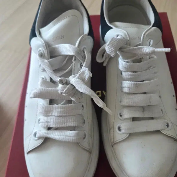 [BUNJANG] Alexander McQueen White Black Heel Sneakers Size 38 (250mm) / 알렉산더 맥퀸 38사이즈 250 판매합니다