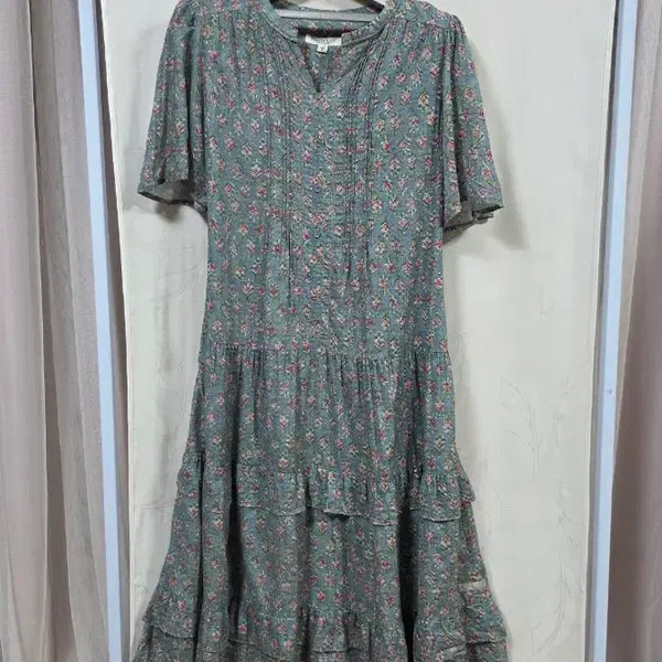 [BUNJANG] Thursday Island Floral Print Long Dress / 써스데이아일랜드롱원피스(M)