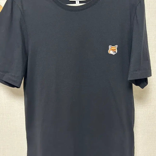 [BUNJANG] Maison Kitsuné Fox Head Patch Classic T-Shirt (M Size Altered to S) / 매종키츠네 원폭스 반팔 (M 사이즈 수선 후 S 사이즈 제품)