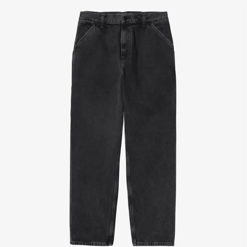[BUNJANG] Carhartt 25SS Single Knee Pants Black Stone Dyed / 25SS 칼하트 싱글니 팬츠 블랙 스톤 다이드 제품 판매합니다.