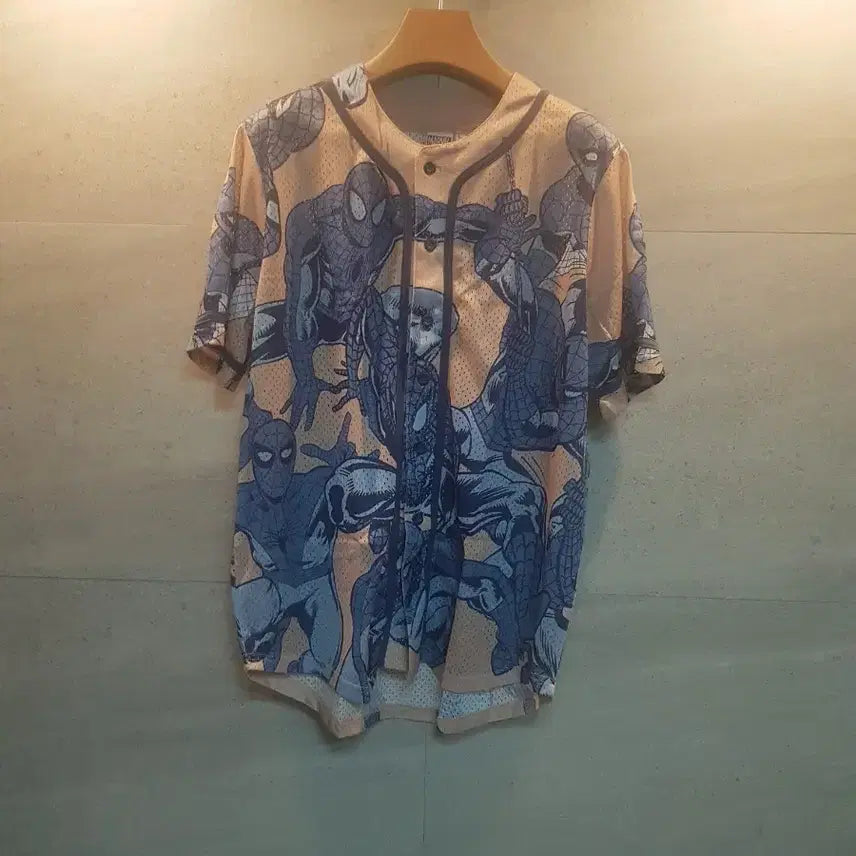 [BUNJANG] Marvel Spider-Man Jersey T-Shirt / 마블 스파이더맨. 저지 티셔츠!