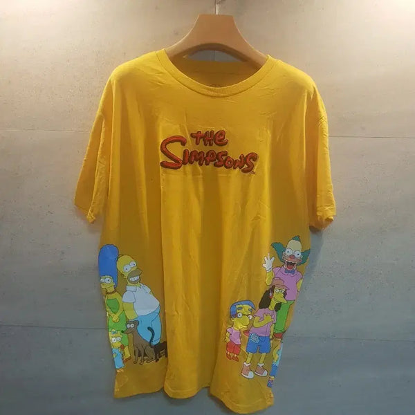 [BUNJANG] The Simpsons Official Merchandise T-Shirt / 더 심슨 패밀리. 오피셜굿즈. 반팔티.