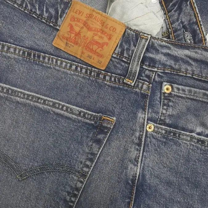 [BUNJANG] Levi's 502 Straight Fit Jeans 36" / 리바이스청바지 정품(사방스판) 36인치(No.433)드라이완료!