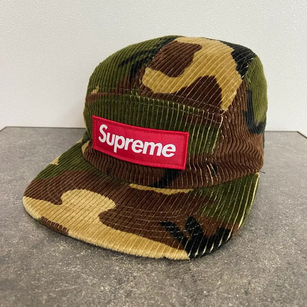 [BUNJANG] Supreme Box Logo Camp Cap Woodland Camo / (OS) 슈프림 박스로고 캠프캡 모자 우드랜드 카모