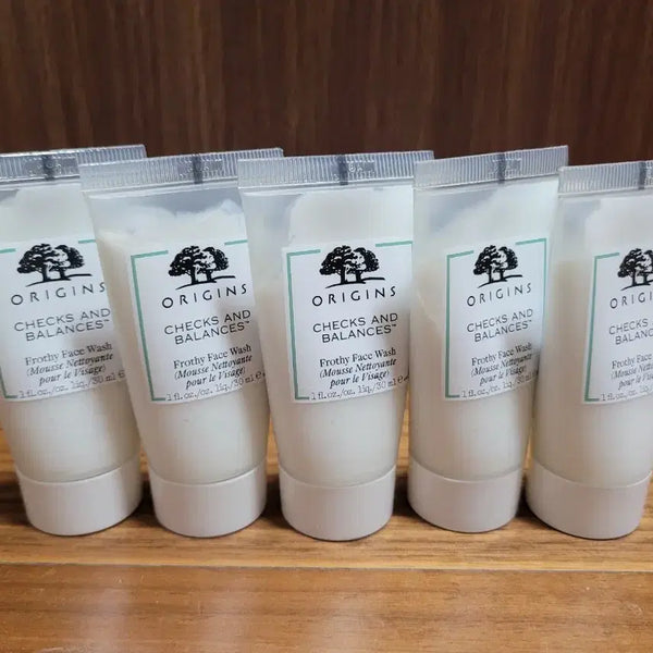 [BUNJANG] Origins Checks & Balances Foam Cleanser 5-Piece Travel Set (30ml each) / 오리진스 첵스앤밸랜스 폼 클렌저 30ml 5개입