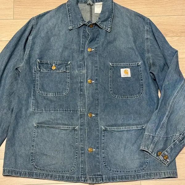 [BUNJANG] Vintage Carhartt Denim Chore Jacket / 빈티지 칼하트 데님 초어 자켓