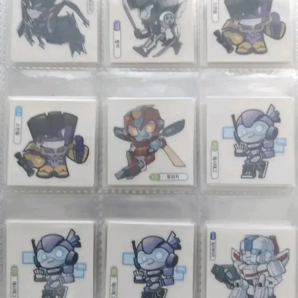 [BUNJANG] Transformers Unofficial Stickers Bundle Set (9 pcs) / (일괄/합배송가능)트랜스포머 비공굿 띠부씰 9장