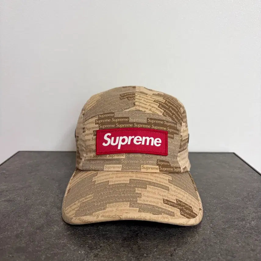 [BUNJANG] Supreme 21SS Box Logo Camp Cap Military Camo Tan / (OS) 슈프림 박스로고 캠프캡 모자 21SS 밀리터리 카모 탄