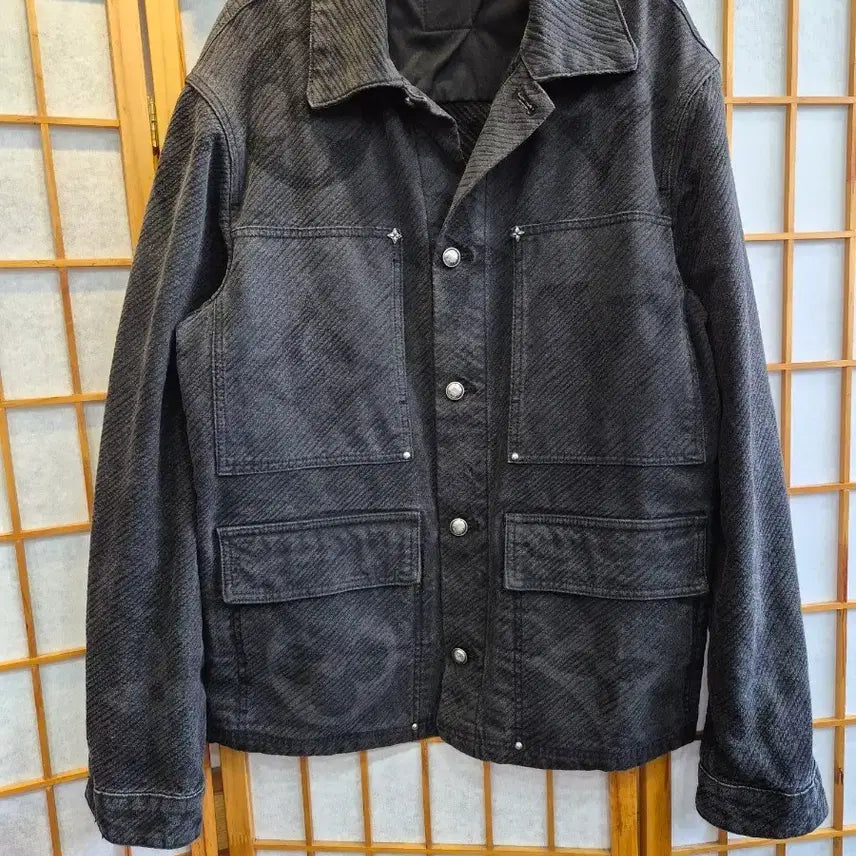 [BUNJANG] Imported Black Denim Jacket Size 100 / 수입 블랙청쟈켓 100