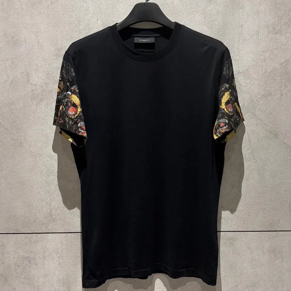 [BUNJANG] Givenchy Rottweiler Graphic Short Sleeve T-Shirt (Medium) / [정품/M] 지방시 로트와일러 슬리브 그래픽 반팔 티셔츠