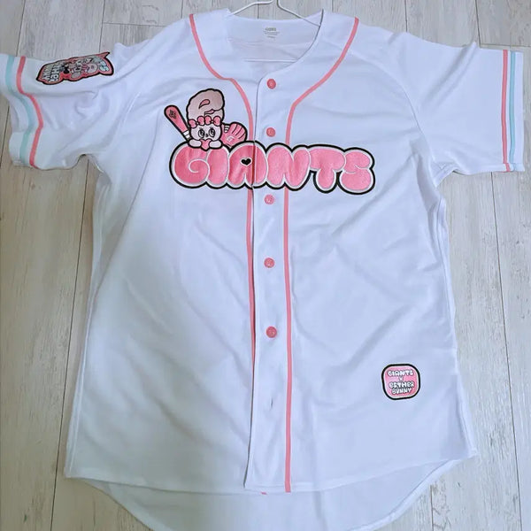 [BUNJANG] Lotte Giants Esther Bunny Baseball Jersey Kim Won-jung (Size 105) / 롯데 자이언츠 에스더버니 유니폼 김원중 마킹(105) 판매합니다