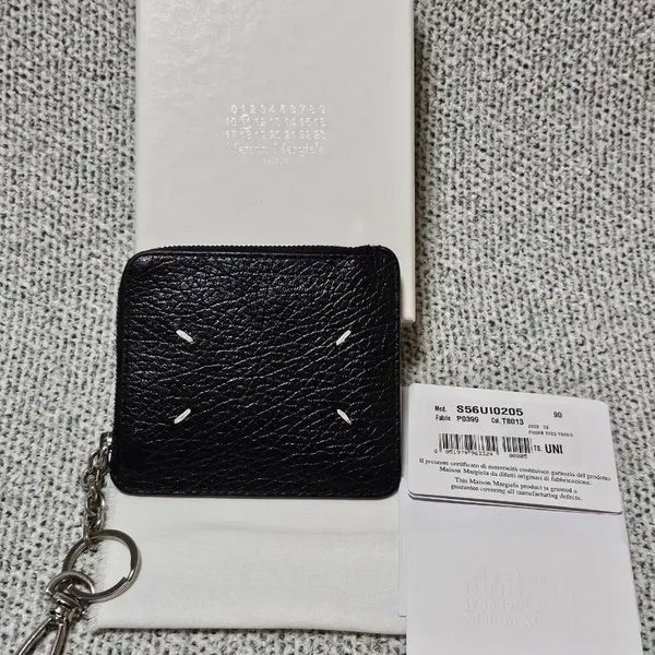 [BUNJANG] Maison Margiela Keyring Pocket Black Card Holder / [one size] 메종 마르지엘라 키링 포켓 블랙 카드지갑