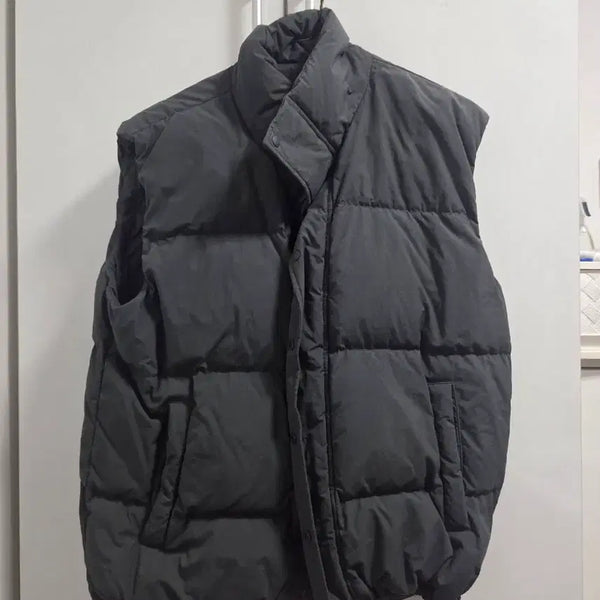 [BUNJANG] Another Office Down Vest Charcoal / 어나더오피스 다운 베스트 차콜색상