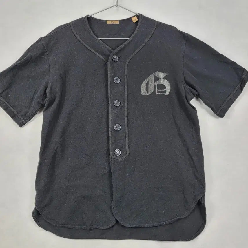 [BUNJANG] John Galliano Black Baseball Jersey / 존갈리아노 블랙 야구 저지