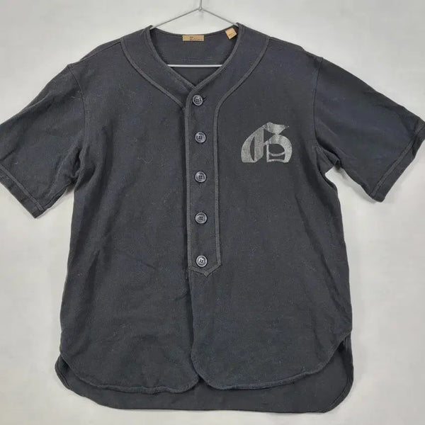 [BUNJANG] John Galliano Black Baseball Jersey / 존갈리아노 블랙 야구 저지