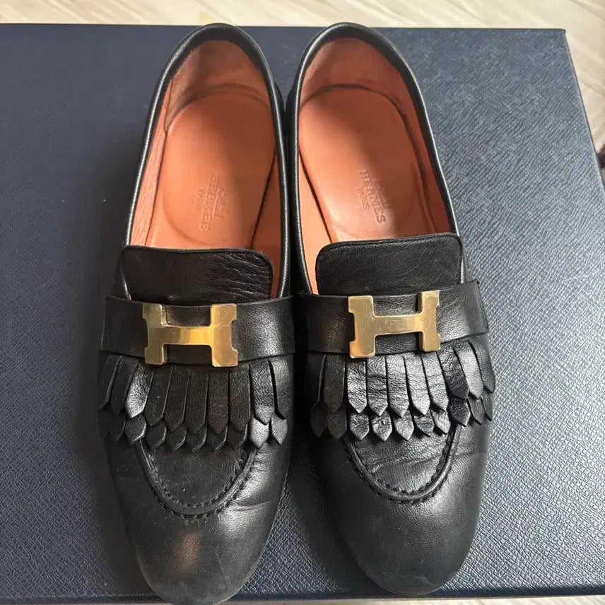 [BUNJANG] Hermès Royal Loafers Black Leather / 에르메스 로얄 로퍼
