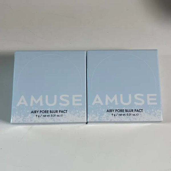 [BUNJANG] Amuse Airy Pore Blur Pact (2 Types) / (새상품) 어뮤즈 에어리 포어 블러 팩트 2종