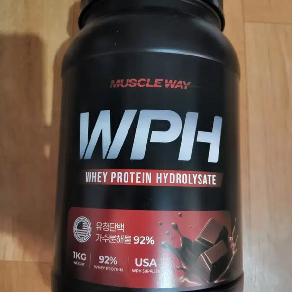 [BUNJANG] Muscle Way WPH Hydrolyzed Whey Protein 1KG Chocolate / (새상풉)머슬웨이 WPH  하이드롤라이제이트 1KG 초콜릿 프로틴 단백질 보충제