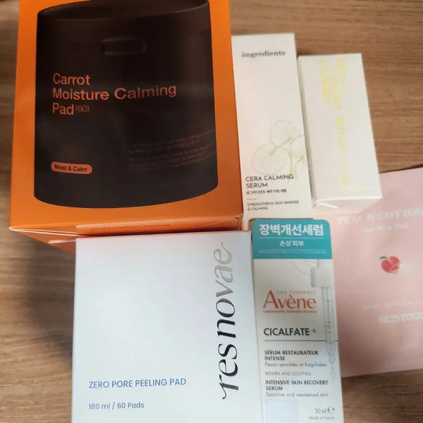[BUNJANG] Mediheal Ongredients Lesnové Sealed Skincare Set / 미개봉 화장품 처분양도 메디힐 온그리디언츠 레스노베 패드 세럼