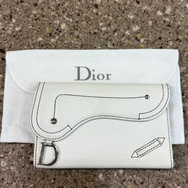 [BUNJANG] Dior Vintage Saddle Bi-Fold Wallet / 디올 빈티지 새들 중지갑