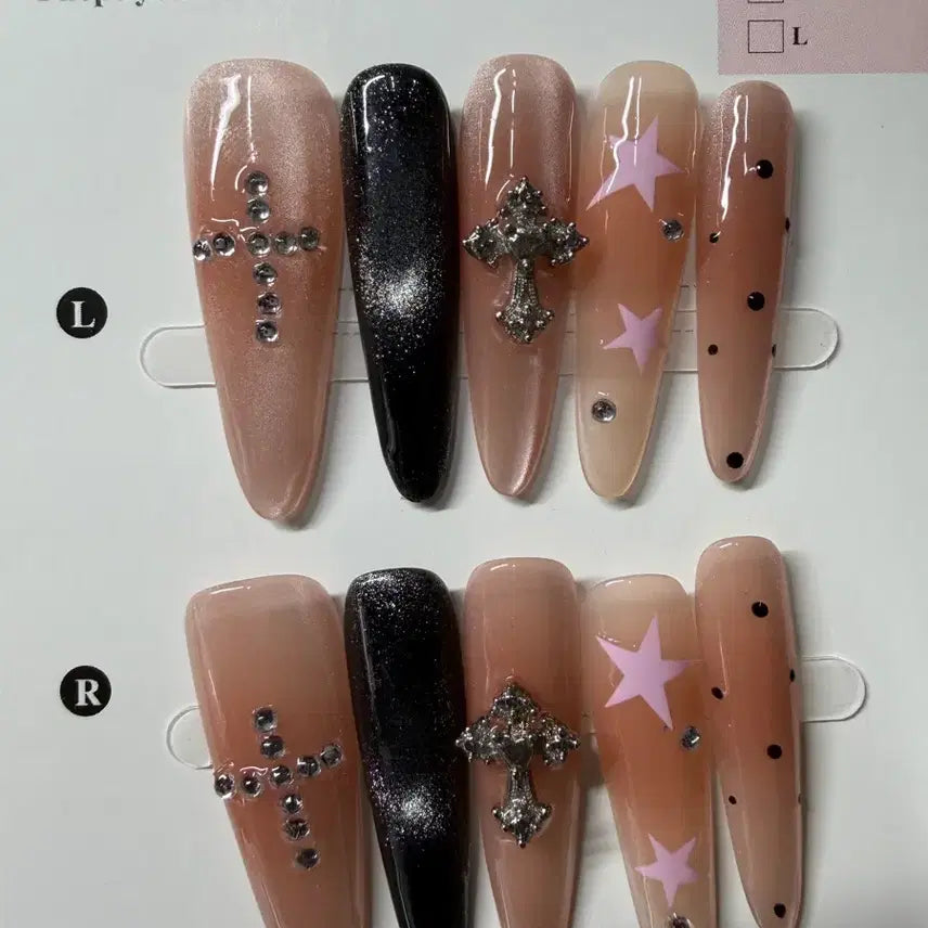 [BUNJANG] Nail Tips Size M / 네일팁 판매 길이 4 사이즈 M (47)