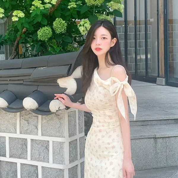 [BUNJANG] MilkCocoa Pink Flower Dress / 밀크코코아 핑크 플라워 원피스