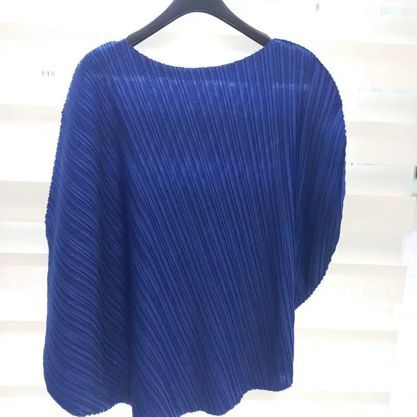 [BUNJANG] Pleats Please Blouse Blue / 플리츠플리즈