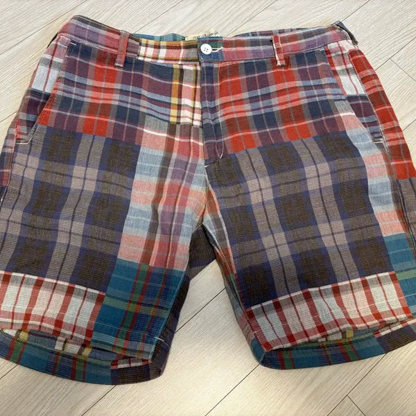 [BUNJANG] Remi Relief Patchwork Checkered Shorts XXL / 레미릴리프 반바지 팝니다 xxl(33~34)
