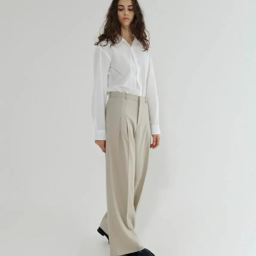 [BUNJANG] Label Archive Pleated Wool Pants / 라벨 아카이브 pleated wool pants