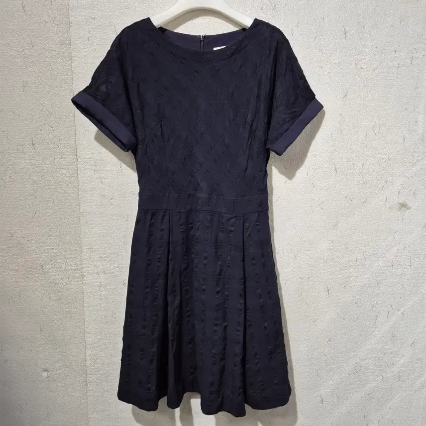 [BUNJANG] Beanpole Women's Navy Midi Dress / 빈폴 여성 원피스 네이비