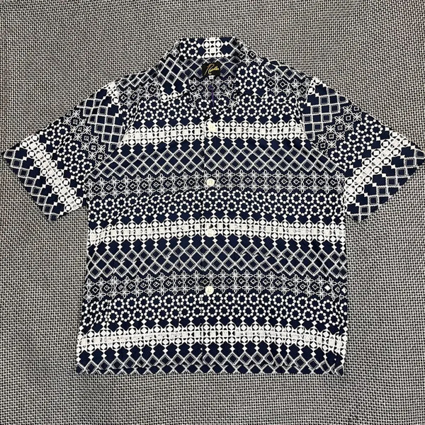 [BUNJANG] Needles Half Sleeve Shirt M / (새상품)NEEDLES 하프셔츠(m)