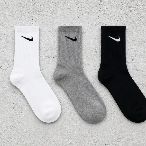[BUNJANG] Nike Crew & Long Socks 10-Pair Set (Unsealed) / 미개봉) 나이키 중목 장목 양말 10켤레 1세트