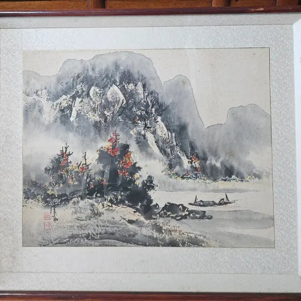 [BUNJANG] Unkok Kang Jang-won Landscape Painting / 운곡 강장윈선생 산수그림