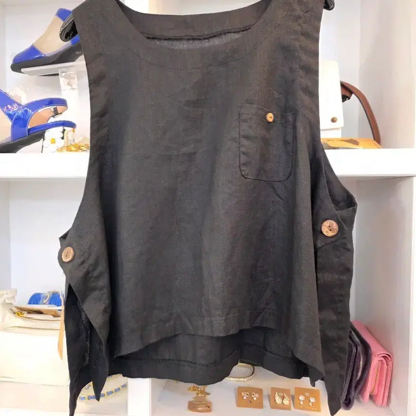 [BUNJANG] 100% Linen Vest / 세일 최고급 국산 린넨100 린넨조끼
