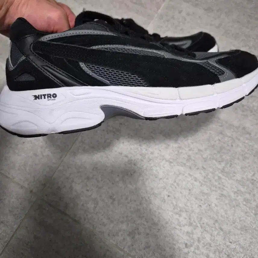 [BUNJANG] Puma Black Sneakers Size 270 / 푸마 블랙 270 신발(새상품)
