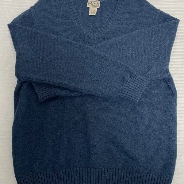 [BUNJANG] LLBean V-Neck Wool Knit / 엘엘빈 브이넥 울 니트