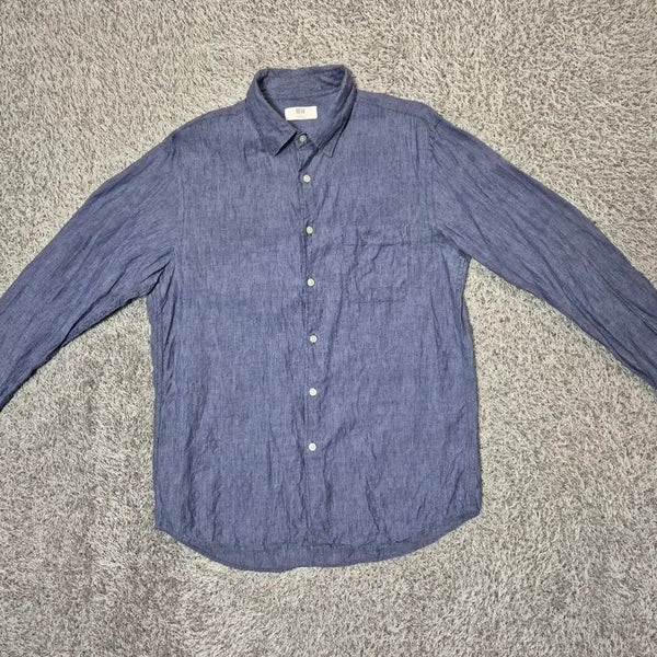 [BUNJANG] Uniqlo Men's Linen Shirt L / 유니클로 남성 린넨 셔츠 L