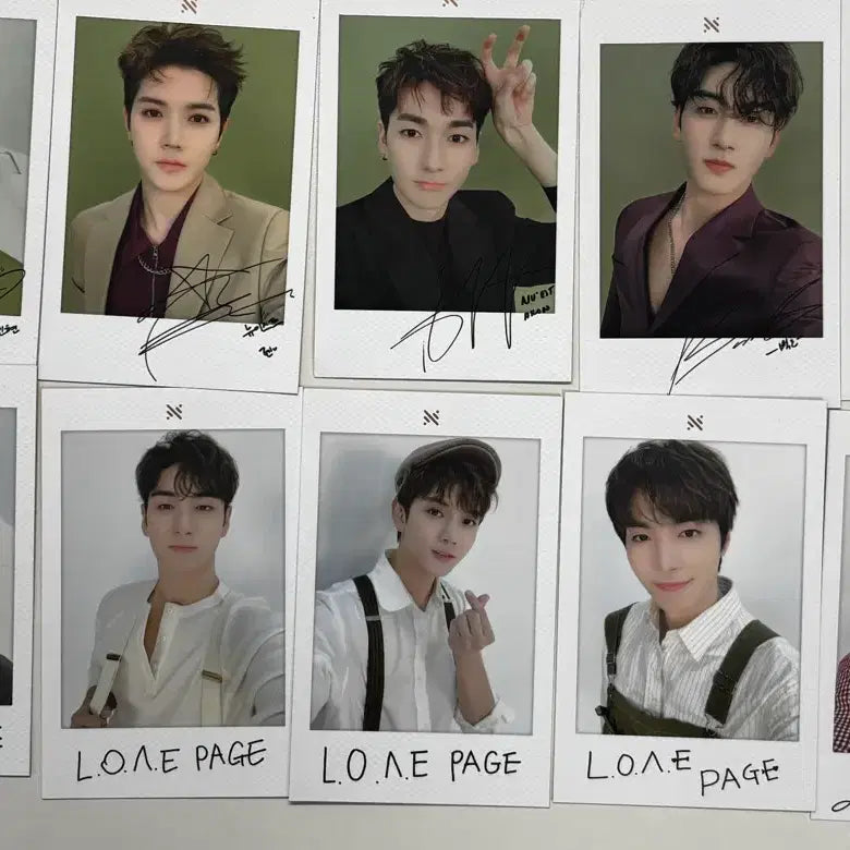 [BUNJANG] NU'EST Hwang Minhyun Love Page Polaroid Photocard Bundle Set / 뉴이스트 황민현 러브페이지 폴라포카 일괄