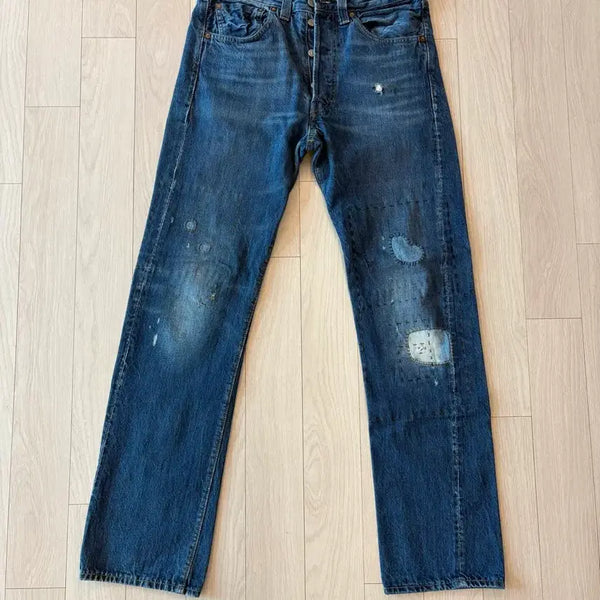 [BUNJANG] Levi's Vintage Clothing 47501-0178 Selvedge Jeans 30x32 / LVC 47501-0178 slide machine 30x32