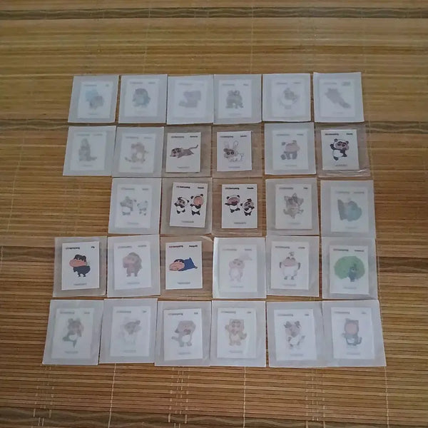 [BUNJANG] Crayon Shin-chan Series 4 Sticker Set (29 Types) / 짱구4탄 띠부씰 동물짱구 29종 짱구 띠부띠부씰