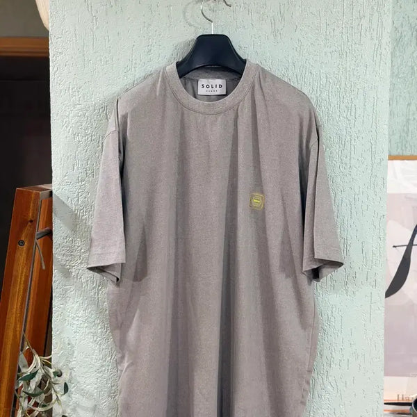 [BUNJANG] Solid Homme Oversized Heavy Cotton T-Shirt Gray Size 52 / 솔리드옴므 오버사이즈 그레이 헤비 코튼 티 52사이즈