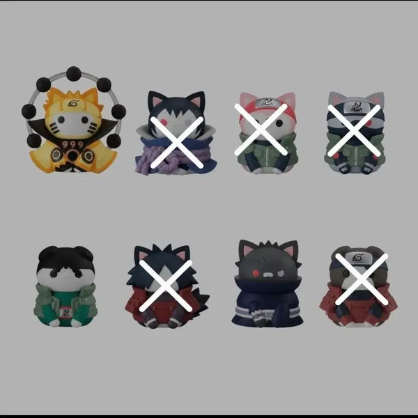 [BUNJANG] Megahouse Naruto Mega Cat 3-Figure Bundle Set / 나루토 메가하우스 메가캣 5종 일괄 판매