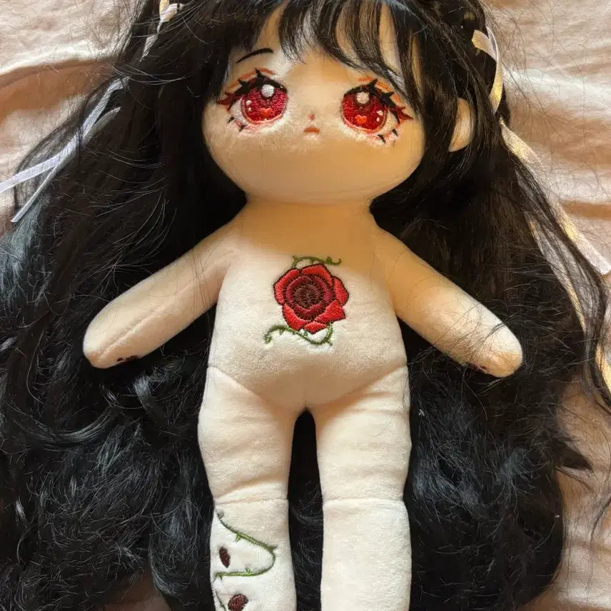 [BUNJANG] Unbranded 20cm Doll (Semi-Long Hair, Posable Skeleton) / 무속성 개인제작 솜인형(세미롱바, 뼈깅)