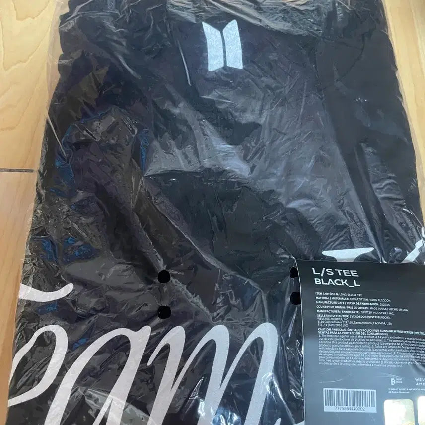 [BUNJANG] BTS Jin Run BTS T-Shirt Black L / BTS 방탄 진 런석진 팀김석진 티셔츠 블랙 L